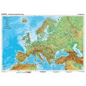Mapa Európa (A3) - Tabuľka - autor neuvedený