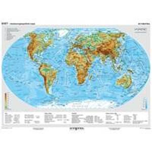 Mapa Svet fyzický / politický (A3) - Tabuľka - autor neuvedený