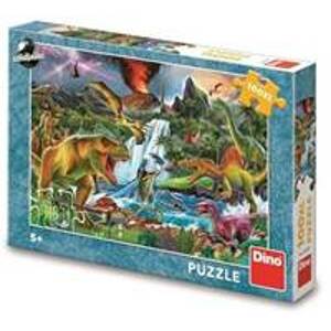 Puzzle 100 XL Boj dinosaurů - autor neuvedený