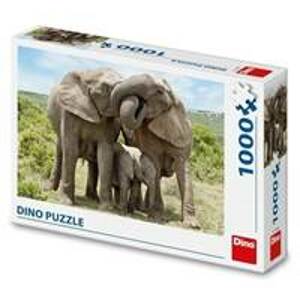 Puzzle 1000 Sloní rodina - autor neuvedený