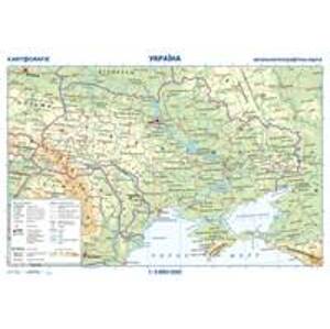 Ukrajina příruční mapa - autor neuvedený