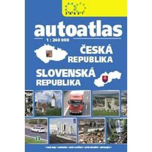 Autoatlas Česká republika Slovenská republika 1:240 000 - autor neuvedený