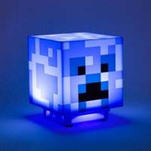 Světlo Minecraft Creeper modré - autor neuvedený