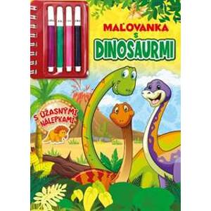 Maľovanka s dinosaurmi - autor neuvedený