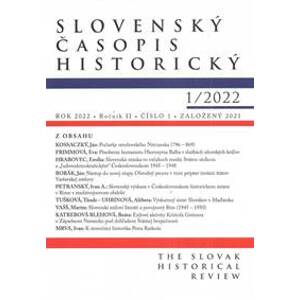 Slovenský časopis historický  1/2022 - Kolektív autorov