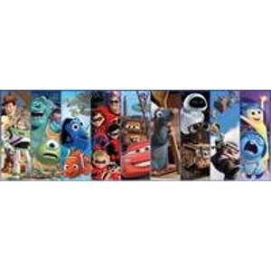 Panoramatické puzzle Pixar - autor neuvedený
