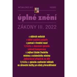 Aktualizace 2022 III/2 – o státní sociální podpoře - autor neuvedený