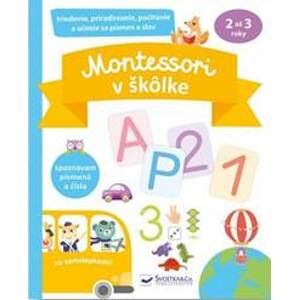 Montessori v škôlke so samolepkami - autor neuvedený