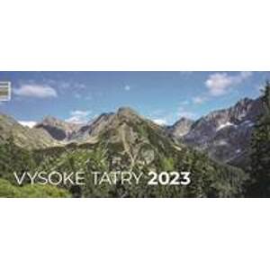 Vysoké Tatry 2023 - stolový dvojtýždenný kalendár - autor neuvedený