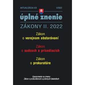 Aktualizácia II/3 2022 – Sudcovia a prokurátori - autor neuvedený