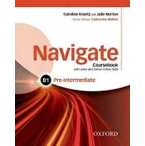 Navigate Pre-intermediate B1: Coursebook with DVD-ROM and OOSP Pack - Krantz, Julie Norton Caroline