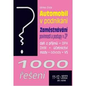 1000 řešení 11-12/2022 - autor neuvedený