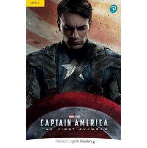 Pearson English Readers: Level 2 Marvel Captain America The First Avenger Bk + Code - Rollason Jane
