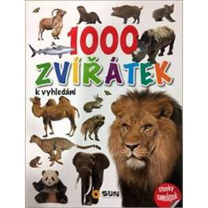 1000 zvířátek k vyhledání - autor neuvedený