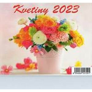 Kvetiny 2023 - stolový týždenný kalendár - autor neuvedený