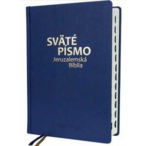 Sväté písmo – Jeruzalemská Biblia (veľký formát) – modrá - autor neuvedený
