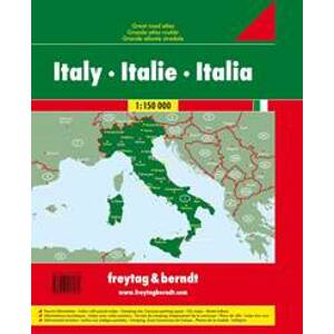 GAI SP Itálie autoatlas 1:150 000 velký / autoatlas - autor neuvedený