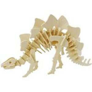 Dřevěné 3D puzzle Stegosaurus - autor neuvedený