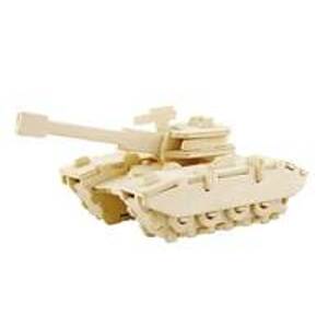Dřevěné 3D puzzle Tank - autor neuvedený