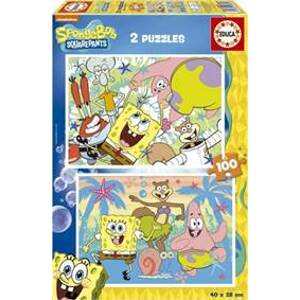Puzzle Sponge Bob - autor neuvedený
