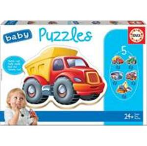 Baby puzzle Vozidla 5v1 - autor neuvedený