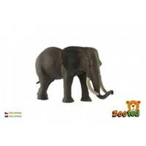Slon africký zooted plast 17cm v sáčku - autor neuvedený