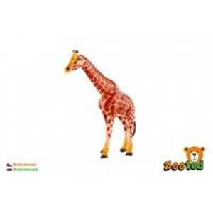 Žirafa síťovaná zooted plast 17cm v sáčku - autor neuvedený