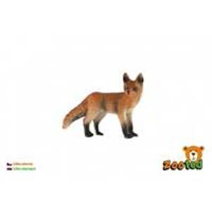 Liška obecná zooted plast 9cm v sáčku - autor neuvedený