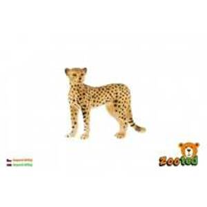 Gepard štíhlý zooted plast 8cm v sáčku - autor neuvedený