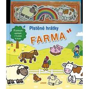 Plstěné hrátky Farma + 28 plstěných samolepek a 5 scén ke hraní - autor neuvedený