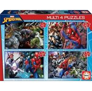 Puzzle Spiderman 4v1 - autor neuvedený