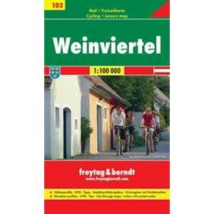 Weinviertel 1:100 000 - cyklomapa 103 - autor neuvedený
