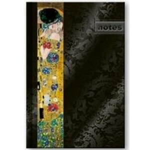 Notes Klimt kiss (štvorčekovaný) - autor neuvedený