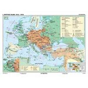 Dejiny Európy (1914 - 1918) - I. svetová vojna/Vznik ČSR - tabuľka A3 - autor neuvedený