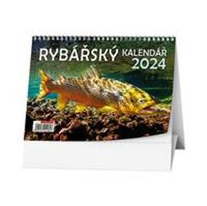 Rybářský kalendář 2024 - stolní kalendář - autor neuvedený