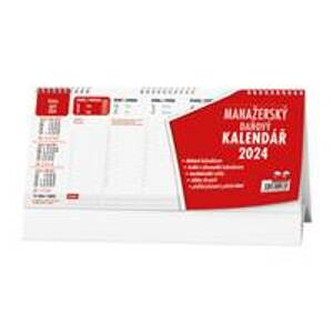 Manažerský daňový kalendář 2024 - stolní kalendář - autor neuvedený
