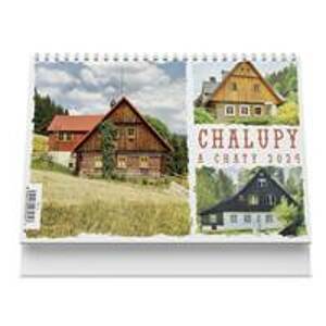 Chalupy a chaty 2024 - stolní kalendář - autor neuvedený