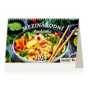 Mezinárodní kuchařka - stolní kalendář 2024 - autor neuvedený
