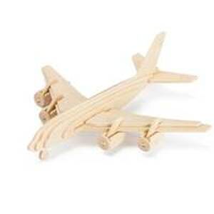 Dřevěné 3D puzzle Civilní letadlo - autor neuvedený