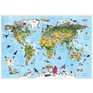 Ilustrovaná mapa světa pro malé cestovatele - autor neuvedený