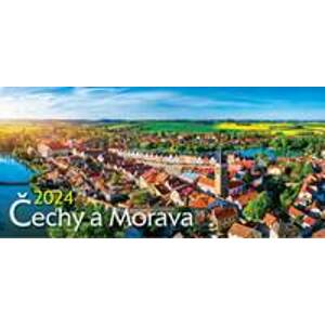 Čechy a Morava 2024 - stolní kalendář - autor neuvedený
