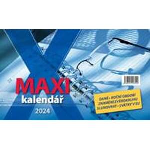 Maxi kalendář 2024 - stolní kalendář - autor neuvedený