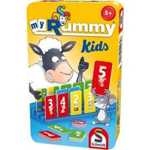 Dětská hra MyRummy Kids v plechové krabičce - autor neuvedený