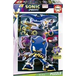 Svítící puzzle Sonic Prime - autor neuvedený