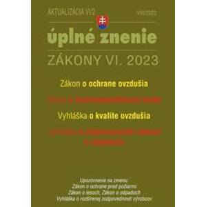 Aktualizácia VI/2 2023 – životné prostredie, odpadové a vodné hospodárstvo - Kolektiv autorů