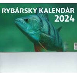 Rybársky kalendár 2024 - stolový dvojtýždenný kalendár - autor neuvedený