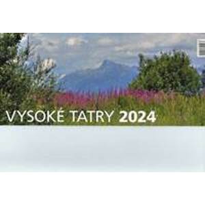 Vysoké Tatry 2024 - stolový dvojtýždenný kalendár - autor neuvedený