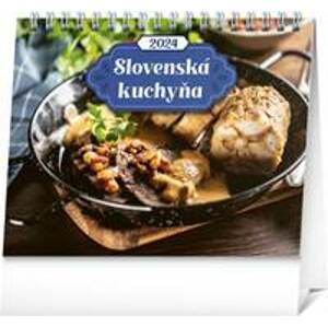 Slovenská kuchyňa 2024 - stolový kalendár - autor neuvedený