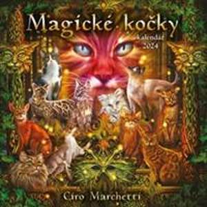 Magické kočky - nástěnný kalendář 2024 - Ciro Marchetti