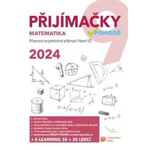 Přijímačky 9 - matematika + e-learning 2024 - autor neuvedený